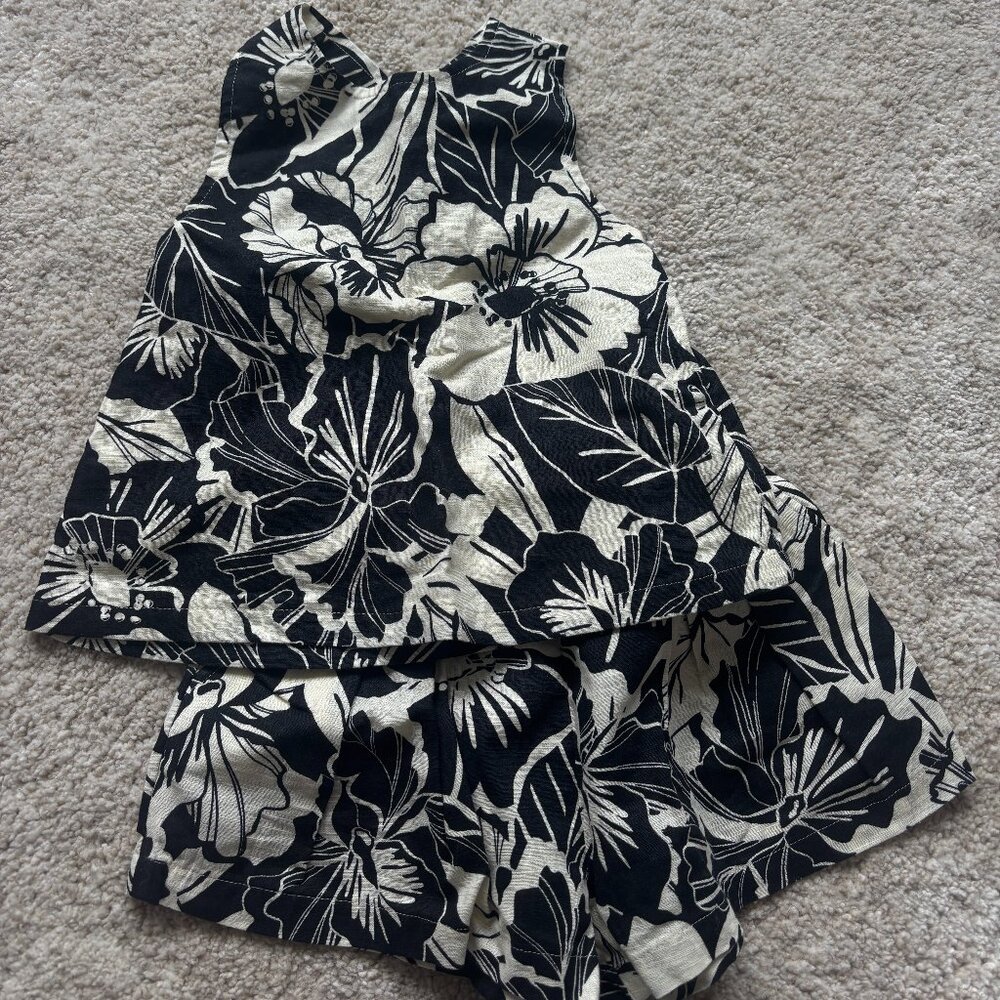 Baby GAP linen-cotton outfit set